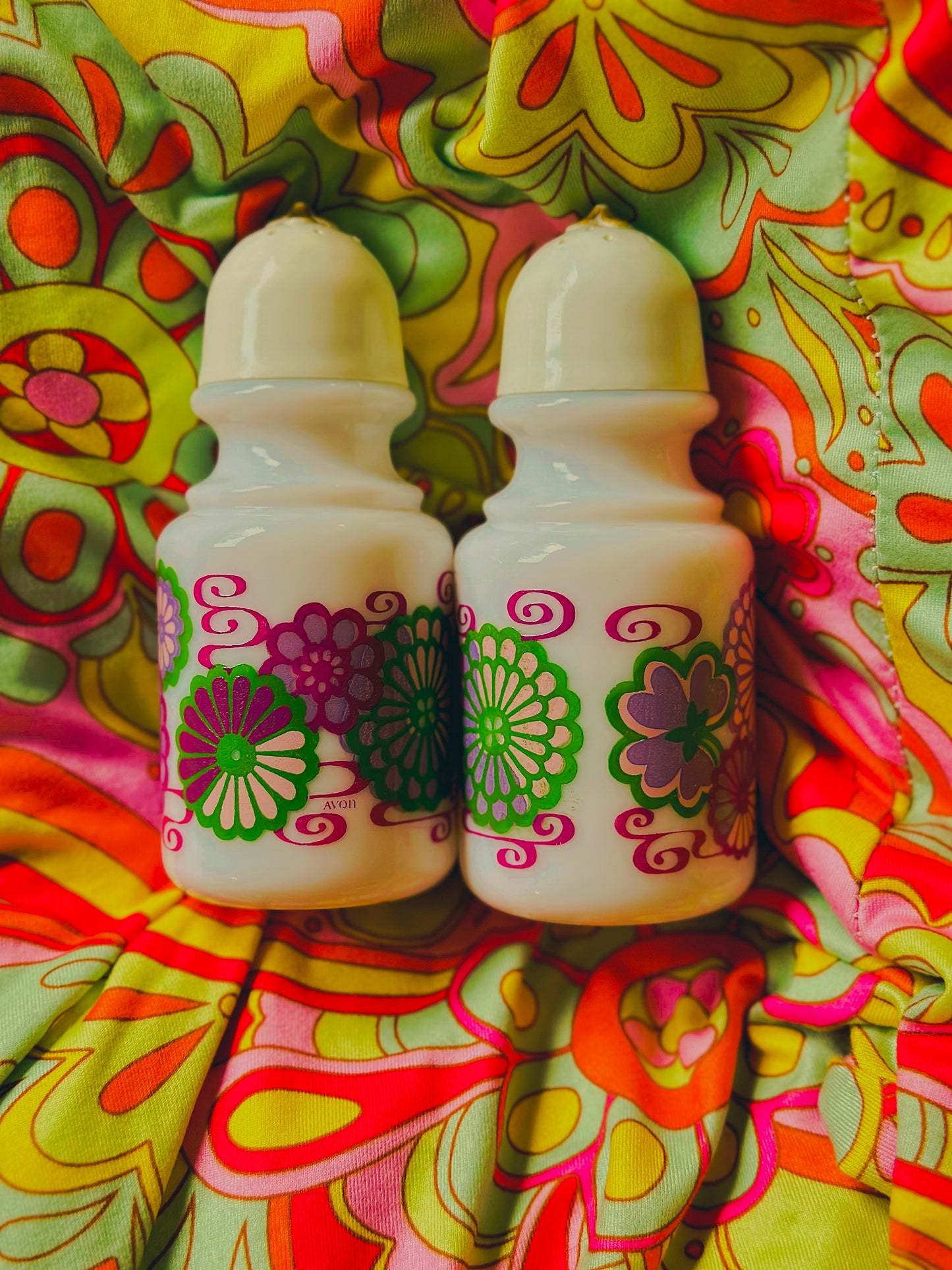 Retro Milk Glass Shakers – Avon 1970’s