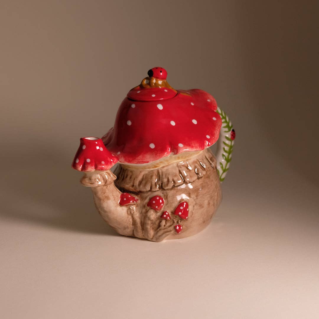 🍄🫖  Mushroom Teapot - ships 6/15