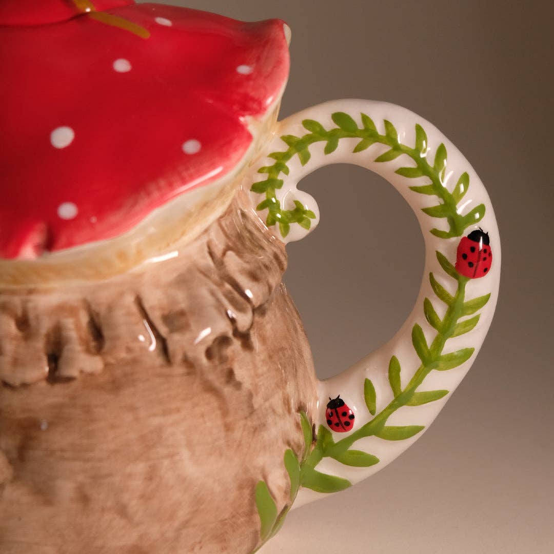 🍄🫖  Mushroom Teapot - ships 6/15