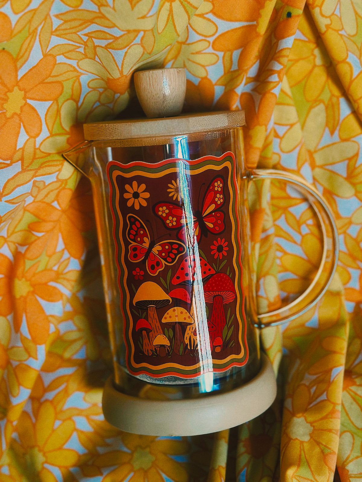Groovy Grove Tea Press (French Press–Style Brewer)
