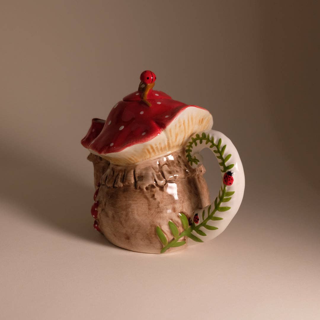 🍄🫖  Mushroom Teapot - ships 6/15