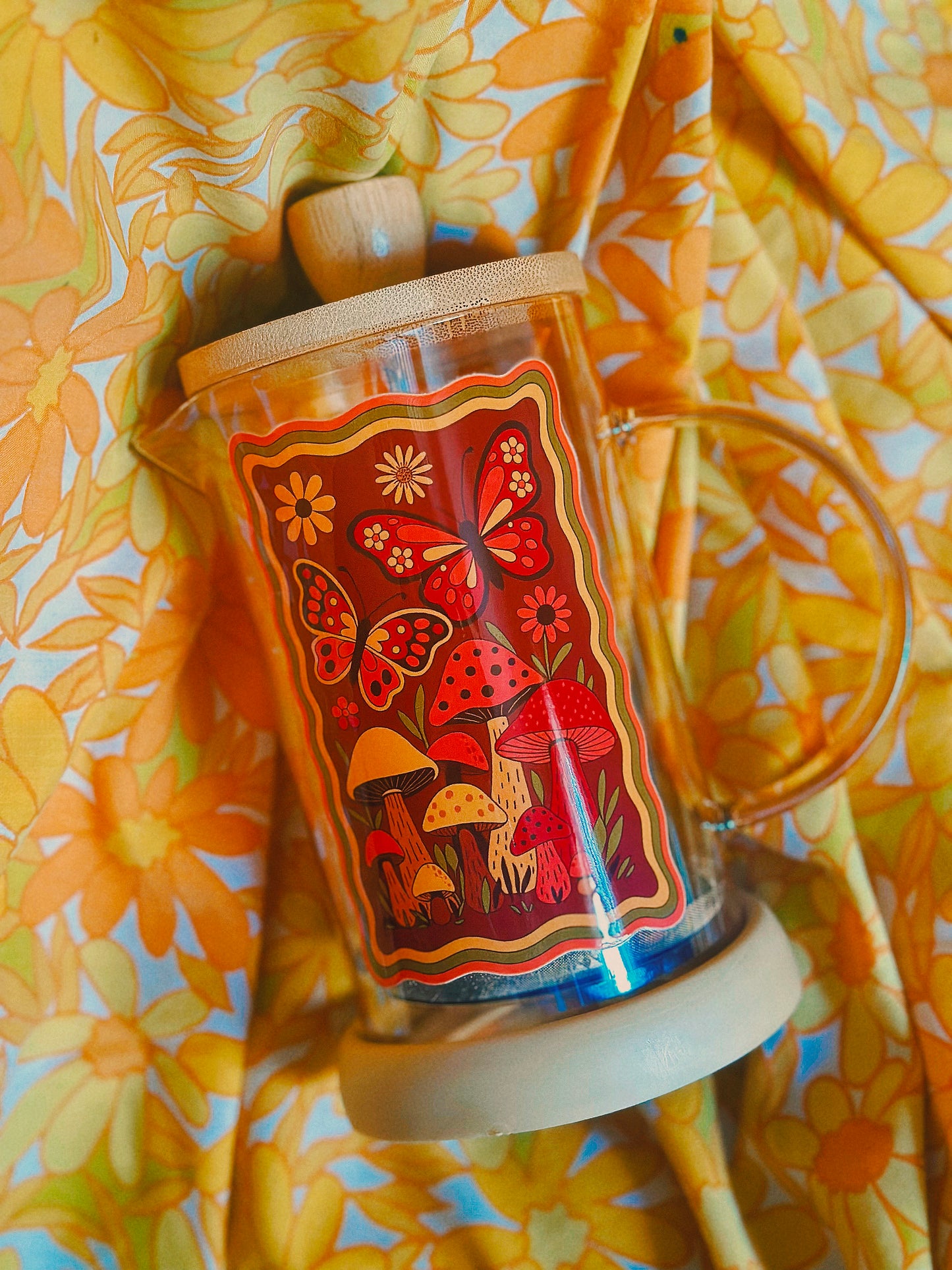 Groovy Grove Tea Press (French Press–Style Brewer)