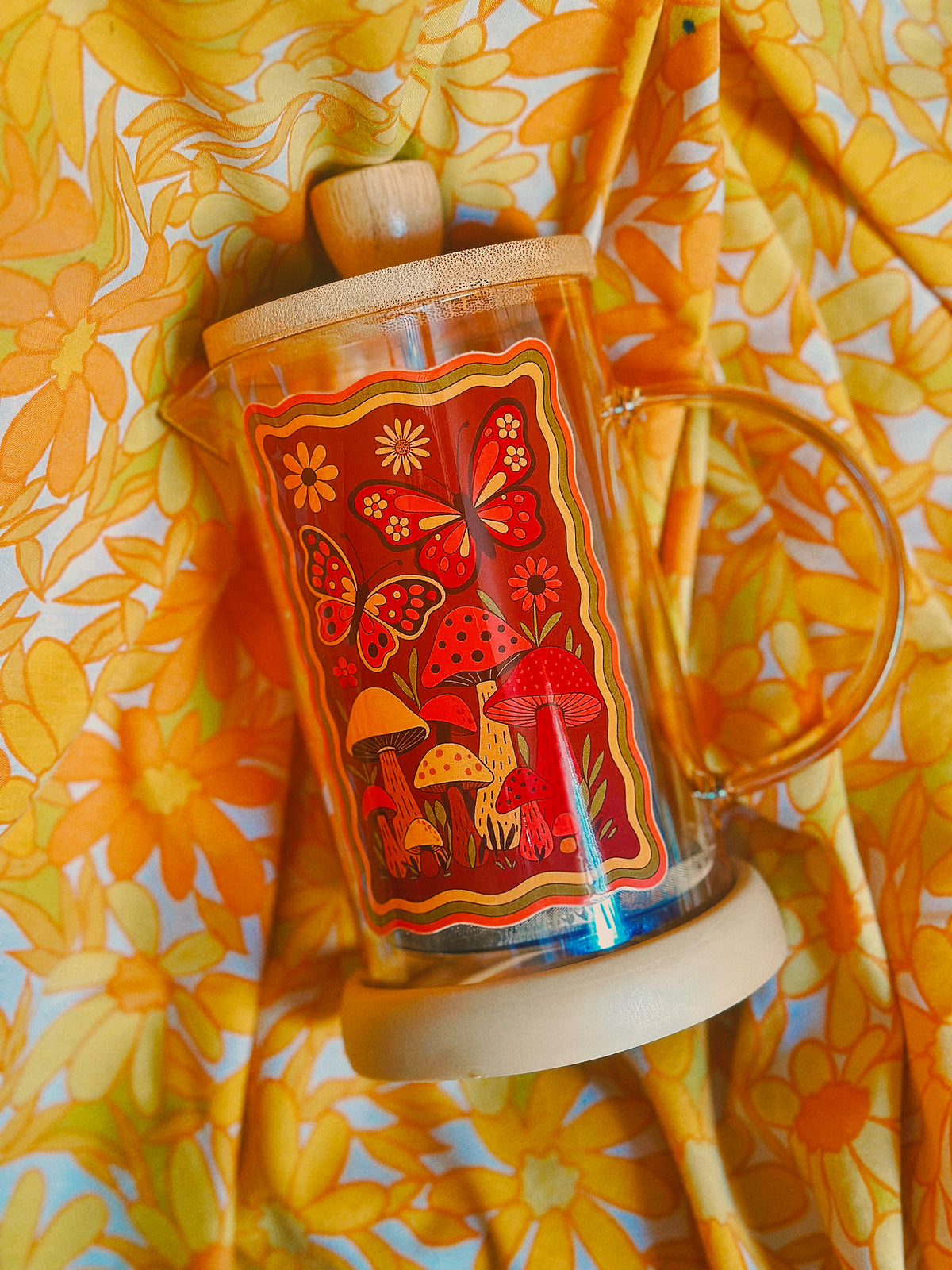 Groovy Grove Tea Press (French Press–Style Brewer)