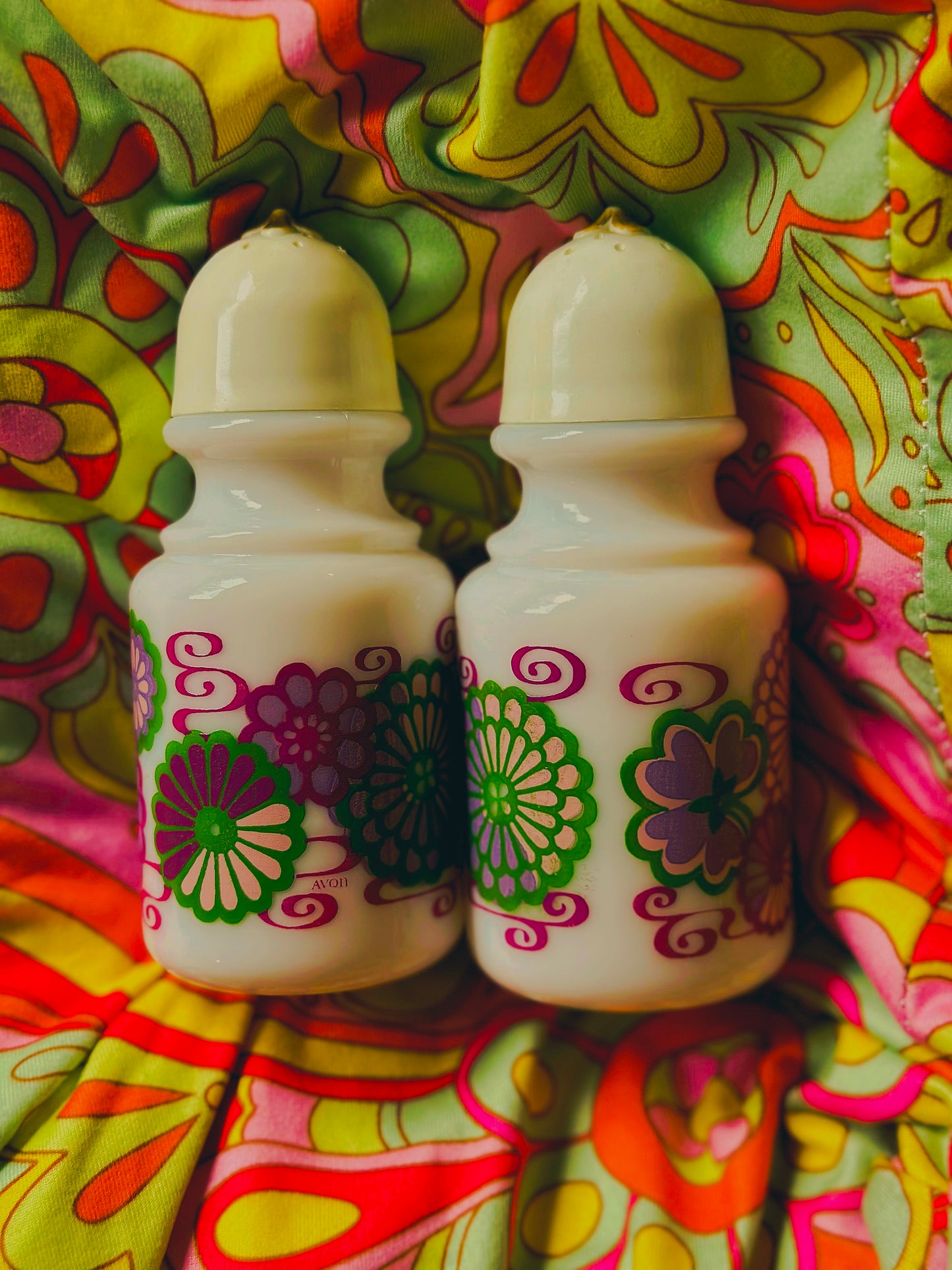 Retro Milk Glass Shakers – Avon 1970’s