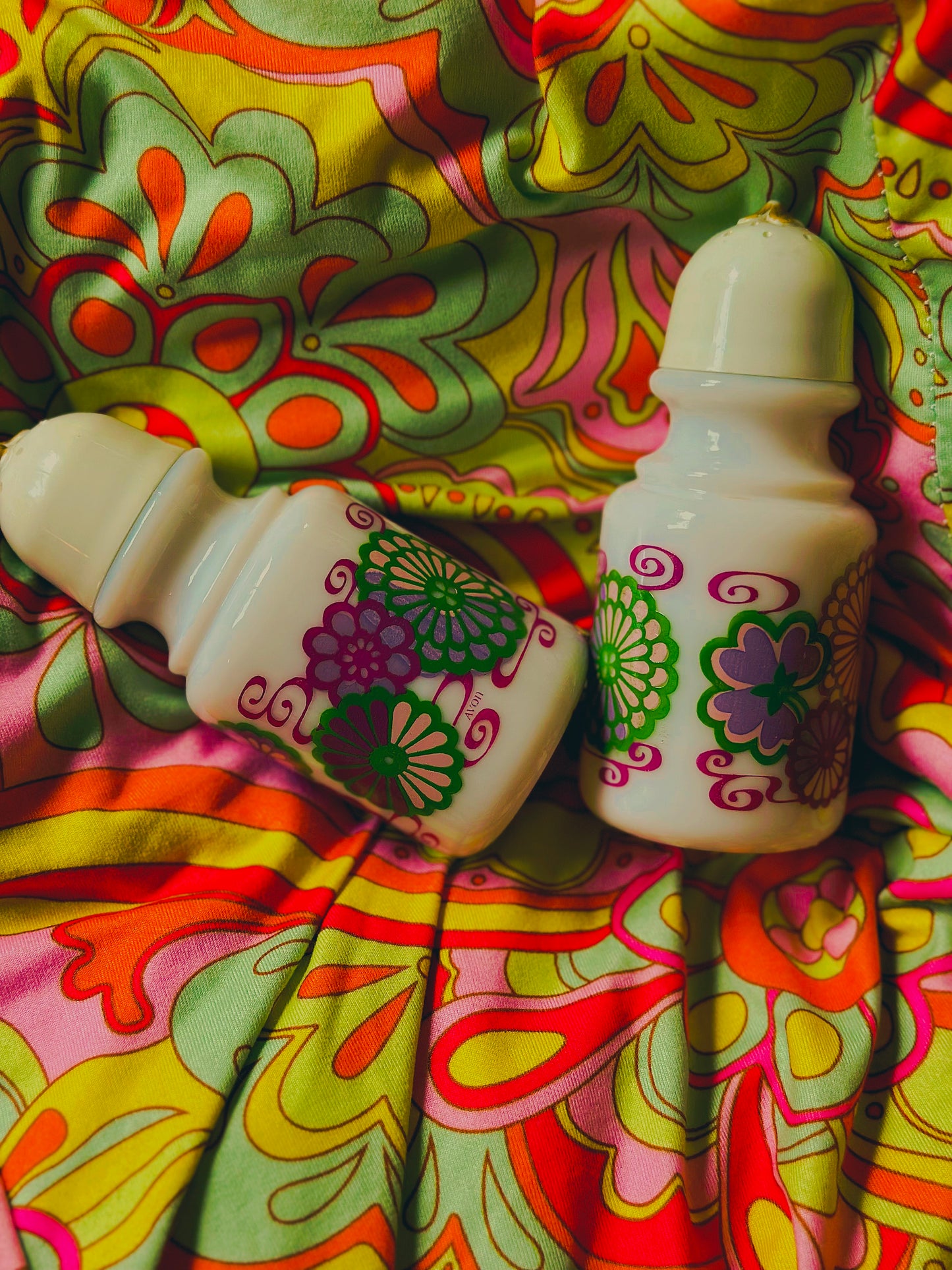 Retro Milk Glass Shakers – Avon 1970’s