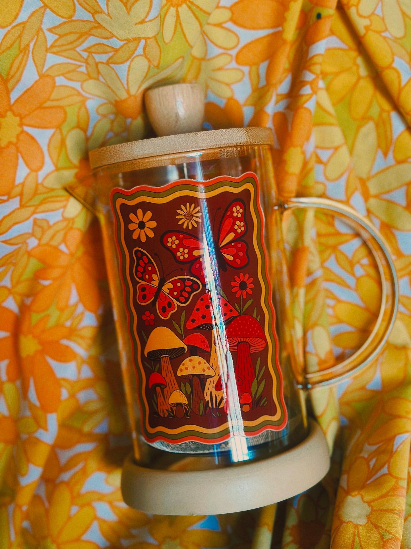 Groovy Grove Tea Press (French Press–Style Brewer)