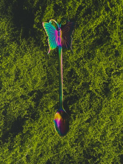 🦋 The Butterfly Stirring Spoon: Fairy Garden Find