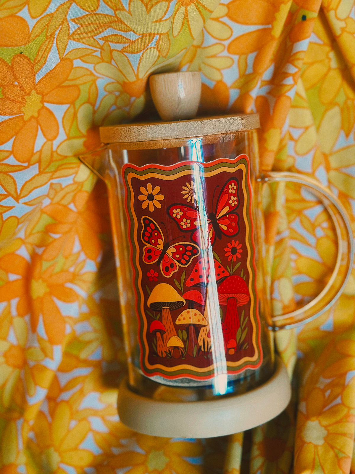 Groovy Grove Tea Press (French Press–Style Brewer)