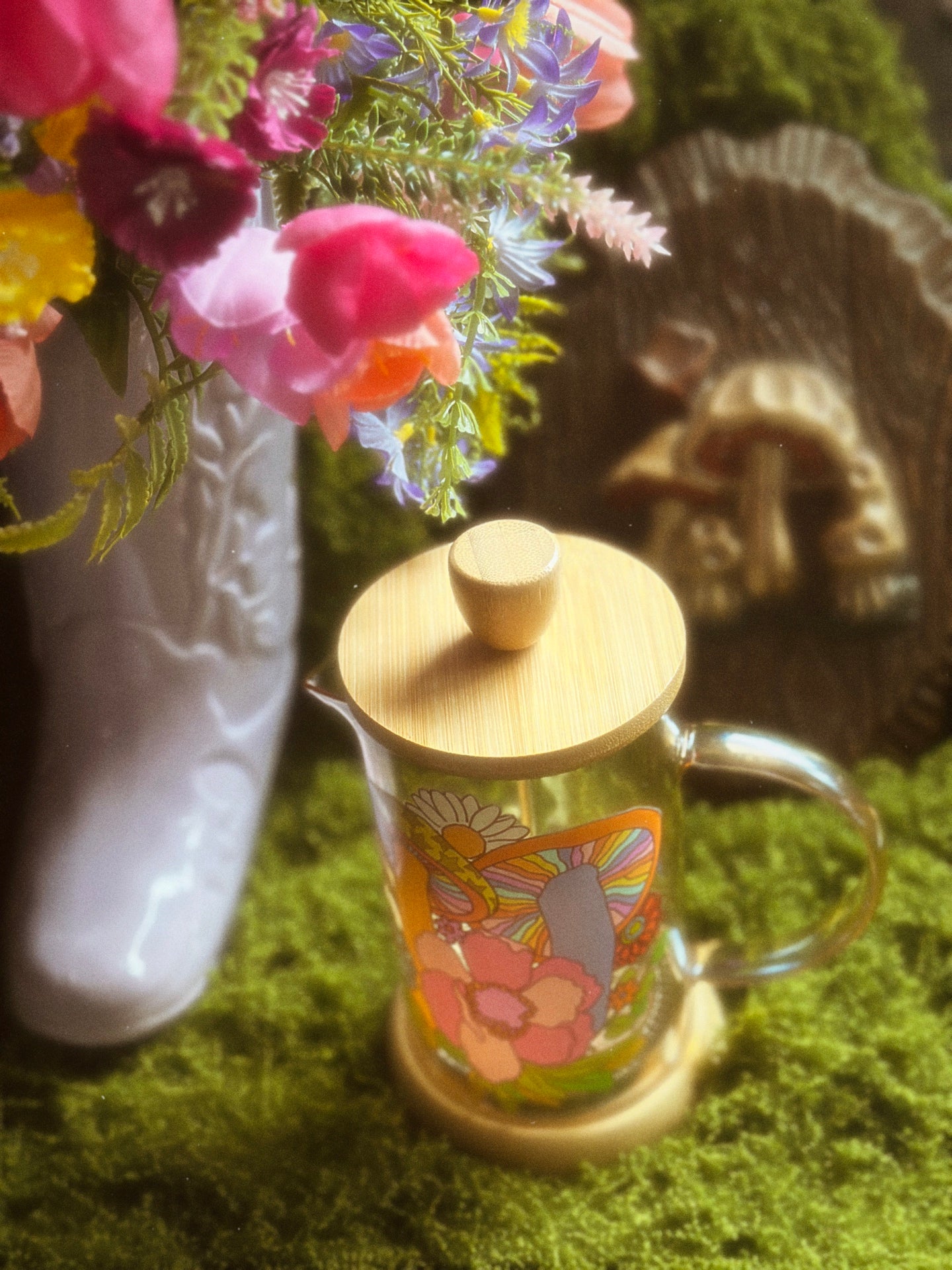 Dear Darling Mushroom Tea Press (French Press–Style Brewer)