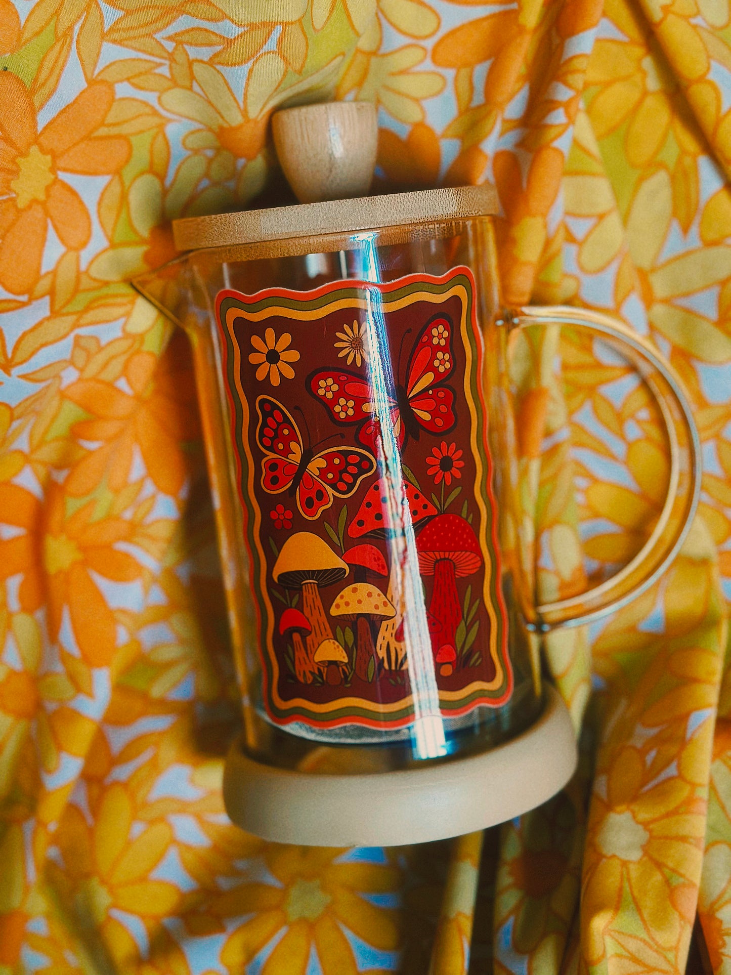 Groovy Grove Tea Press (French Press–Style Brewer)