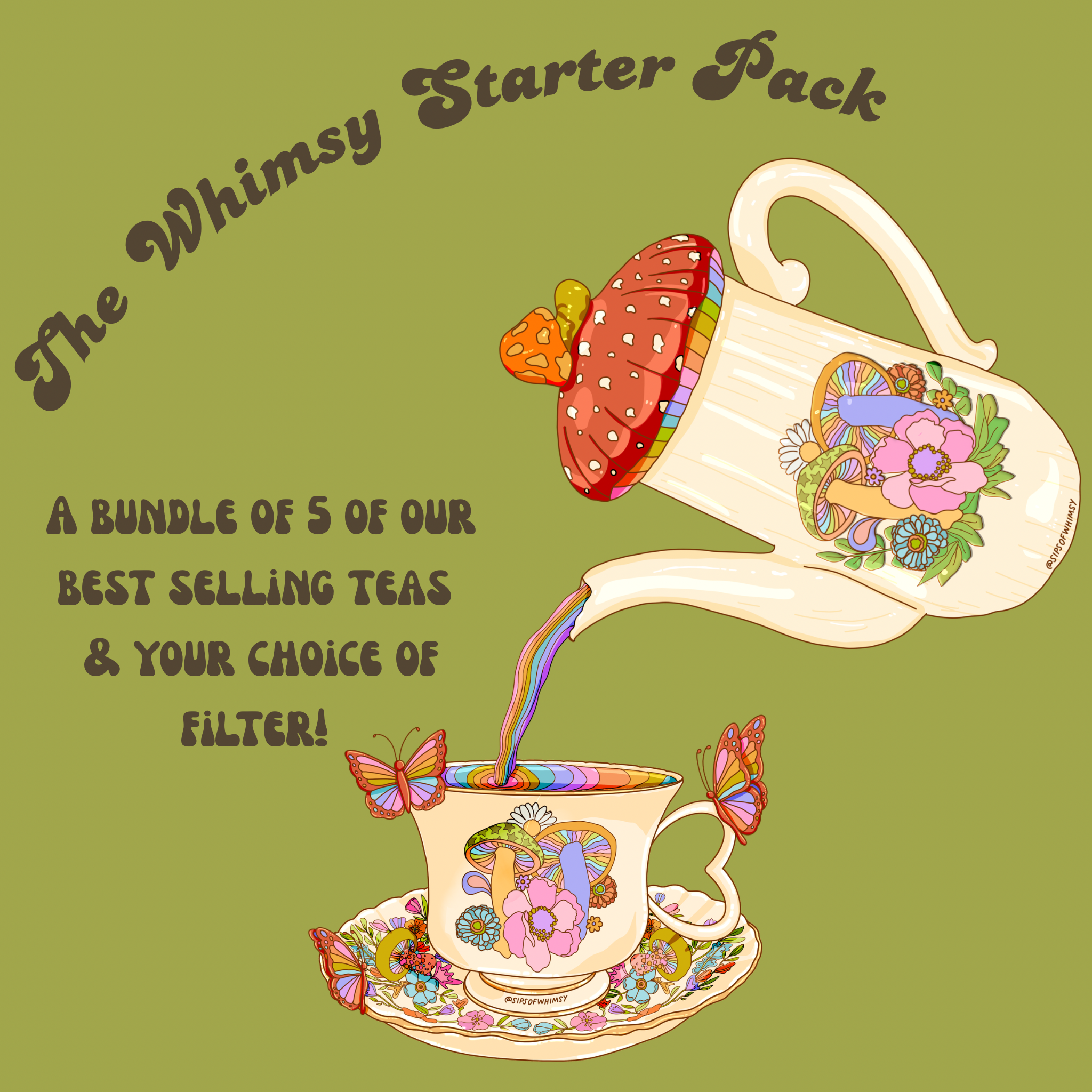 The Whimsy Starter Pack: Mango, Caramel, Lemon Ginger, Nutty Nostalgia ...