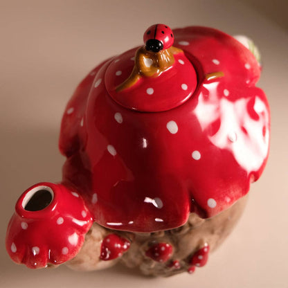 🍄🫖  Mushroom Teapot - ships 6/15