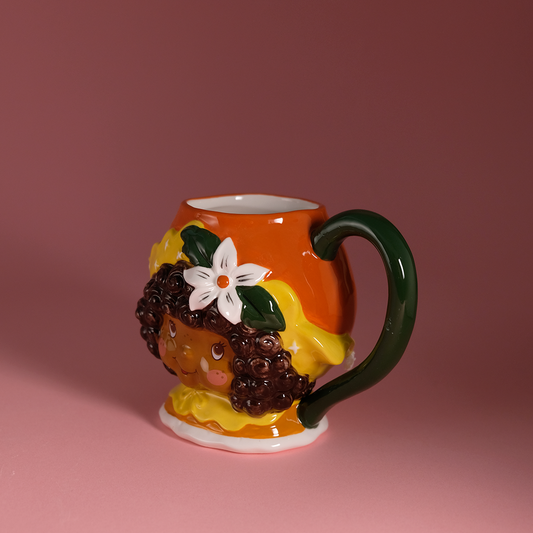 🍊🌼 Orange Blossom Mug