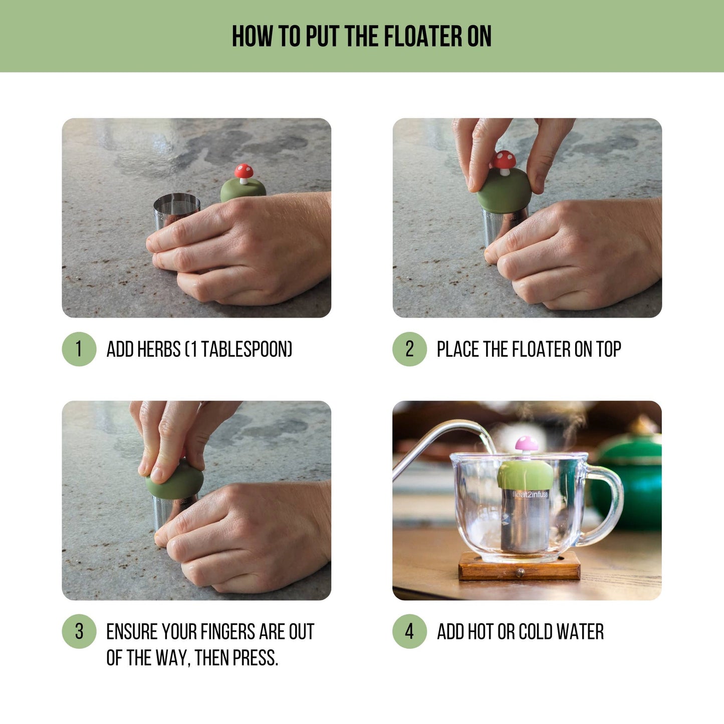 Crazy Daisy Floating Tea Steeper