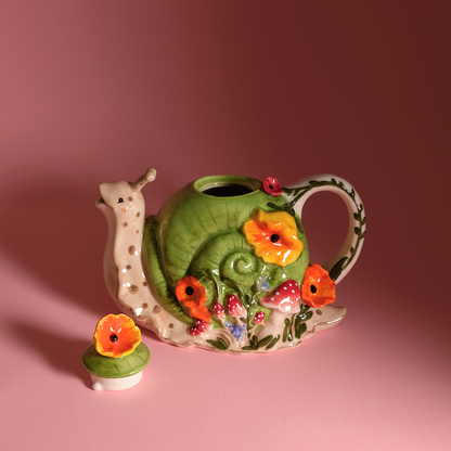 🐌🫖🌸Snail Teapot ships 6/15