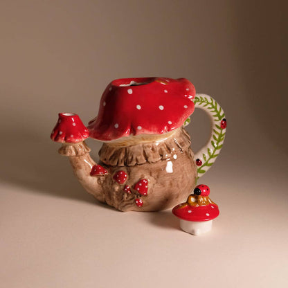 🍄🫖  Mushroom Teapot - ships 6/15